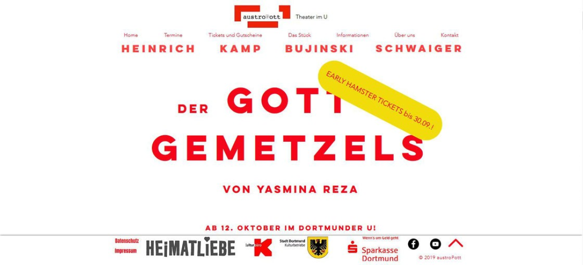 Veranstaltung Gott des Gemetzels